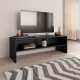 Fekete forgácslap tv-szekrény 120 x 40 x 40 cm Fekete forgácslap tv-szekrény 120 x 40 x 40 cm