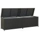 Fekete kerti polyrattan tárolóláda 200 x 50 x 60 cm Fekete kerti polyrattan tárolóláda 200 x 50 x 60 cm