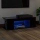 Fekete tv-szekrény led lámpákkal 90 x 39 x 30 cm Fekete tv-szekrény led lámpákkal 90 x 39 x 30 cm