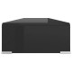 Fekete üveg tv/monitor állvány 110x30x13 cm Fekete üveg tv/monitor állvány 110x30x13 cm
