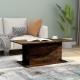 Füstös tölgyszínű forgácslap dohányzóasztal 102 x 55,5 x 40 cm Füstös tölgyszínű forgácslap dohányzóasztal 102 x 55,5 x 40 cm