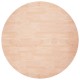 Kerek kezeletlen tömör tölgyfa asztallap ø80 x 1,5 cm