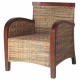 Kézzel font rattan karosszék Kézzel font rattan karosszék