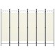 Krémfehér 6 paneles paraván 240 x 180 cm Krémfehér 6 paneles paraván 240 x 180 cm