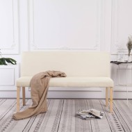 Krémszínű poliészter pad 139,5 cm