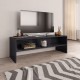 Magasfényű szürke forgácslap tv-szekrény 120 x 40 x 40 cm Magasfényű szürke forgácslap tv-szekrény 120 x 40 x 40 cm