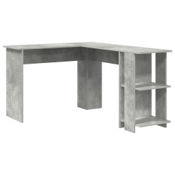 Beton szürke sarok asztal beton szürke forgácslap közepes