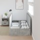 Ágykeret beton szürke engineered wood tartós tároló ágykeret Ágykeret beton szürke engineered wood tartós tároló ágykeret