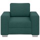 Fotel sötétzöld 59 cm textil Fotel sötétzöld 59 cm textil