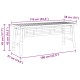 Kerti pad 110x38x45 cm bambusz Kerti pad 110x38x45 cm bambusz