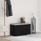 Fészek pad fekete tölgy 80x40x45 cm mérnöki fa