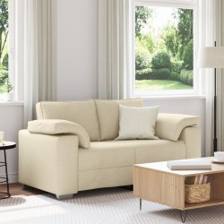 Kétfős pad krém 120 cm szövet