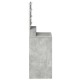 Led-es sminkasztal beton szürke 50x41x135 cm