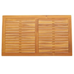 Asztallap 120x70x2,2 cm négyszögletes tömör fa akác
