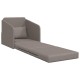 Földi kanapéágy 2 az 1-ben taupe 65x80x83 cm szövet Földi kanapéágy 2 az 1-ben taupe 65x80x83 cm szövet