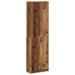 Gardrób régi fa 55x25x189 cm szerelt fa