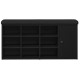 Tároló pad fekete tölgy 100x30x48 cm műanyag