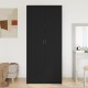 Fekete tölgy ruhásszekrény 90x52x200 cm összeszerelt fa