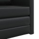 Floor sofa bed 2-in-1 fekete 74x77x81 cm műbőr Floor sofa bed 2-in-1 fekete 74x77x81 cm műbőr