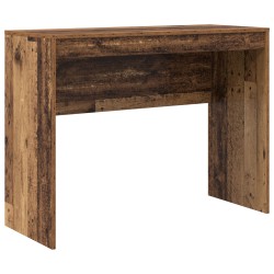 Íróasztal régi fa szerelt fa 100 x 40 x 76 cm tartós íróasztal