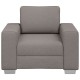 Taupe kanapé szék - 59 cm szövet