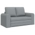 Floor sofa bed 2 az 1-ben világosszürke 148x71x83 cm bútor