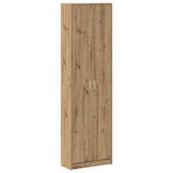 Szekrény tömör tölgy 55x25x189 cm szerelt fa