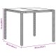 2 db bézs polirattan 90 x 90 x 75 cm uv-álló anyagok