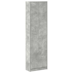 Szekrény beton szürke 55x25x189 cm mérnökelt fa