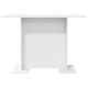 Étkezőasztal fehér 110x60x75 cm összeszerelt fa