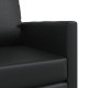 Floor sofa bed 2-in-1 fekete 74x77x81 cm műbőr Floor sofa bed 2-in-1 fekete 74x77x81 cm műbőr