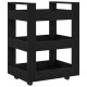 Konyhai kocsi fekete tölgy 60x45x80 cm összeszerelt fa Konyhai kocsi fekete tölgy 60x45x80 cm összeszerelt fa