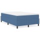 Boxspring ágy kék 120x200 cm bordás szövet Boxspring ágy kék 120x200 cm bordás szövet