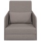 Földi kanapéágy 2 az 1-ben taupe 65x80x83 cm szövet Földi kanapéágy 2 az 1-ben taupe 65x80x83 cm szövet