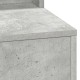Led-es sminkasztal beton szürke 50x41x135 cm