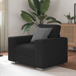 Fekete szőnyeg karosszék 59 cm