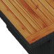 7 részes kert sofa szett párnákkal fekete poli rattan 7 részes kert sofa szett párnákkal fekete poli rattan