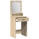 Sminktükör led fénnyel, sonoma tölgy, 50x41x135 cm Sminktükör led fénnyel, sonoma tölgy, 50x41x135 cm