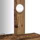 Sminkasztal led fényekkel régi fa 50x41x140 cm