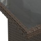7 részes kerti kanapé szett párnákkal barna poli rattan