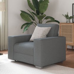 Sötétszürke fotel 59 cm szövet
