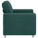 Fotel sötétzöld 59 cm textil Fotel sötétzöld 59 cm textil