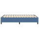 Boxspring ágy kék 120x200 cm bordás szövet Boxspring ágy kék 120x200 cm bordás szövet