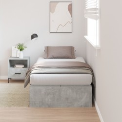 Ágykeret beton szürke engineered wood tartós tároló ágykeret