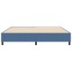 Boxspring ágy kék 200x200 cm vászon Boxspring ágy kék 200x200 cm vászon