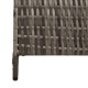 4 paneles összecsukható szobaelválasztó szürke 195x180 cm poli rattan 4 paneles összecsukható szobaelválasztó szürke 195x180 cm poli rattan