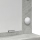 Led-es sminkasztal beton szürke 50x41x135 cm