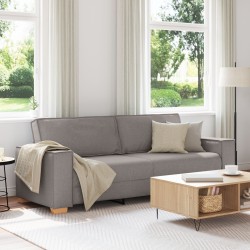 Kanapé szék világosszürke 59 cm textil taupe poliészter keverék
