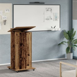 Előadóterem pódium kerekekkel régi fa mérnök fa