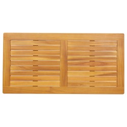 Asztallap 100x50x2,2 cm négyszögletes tömör fa akác